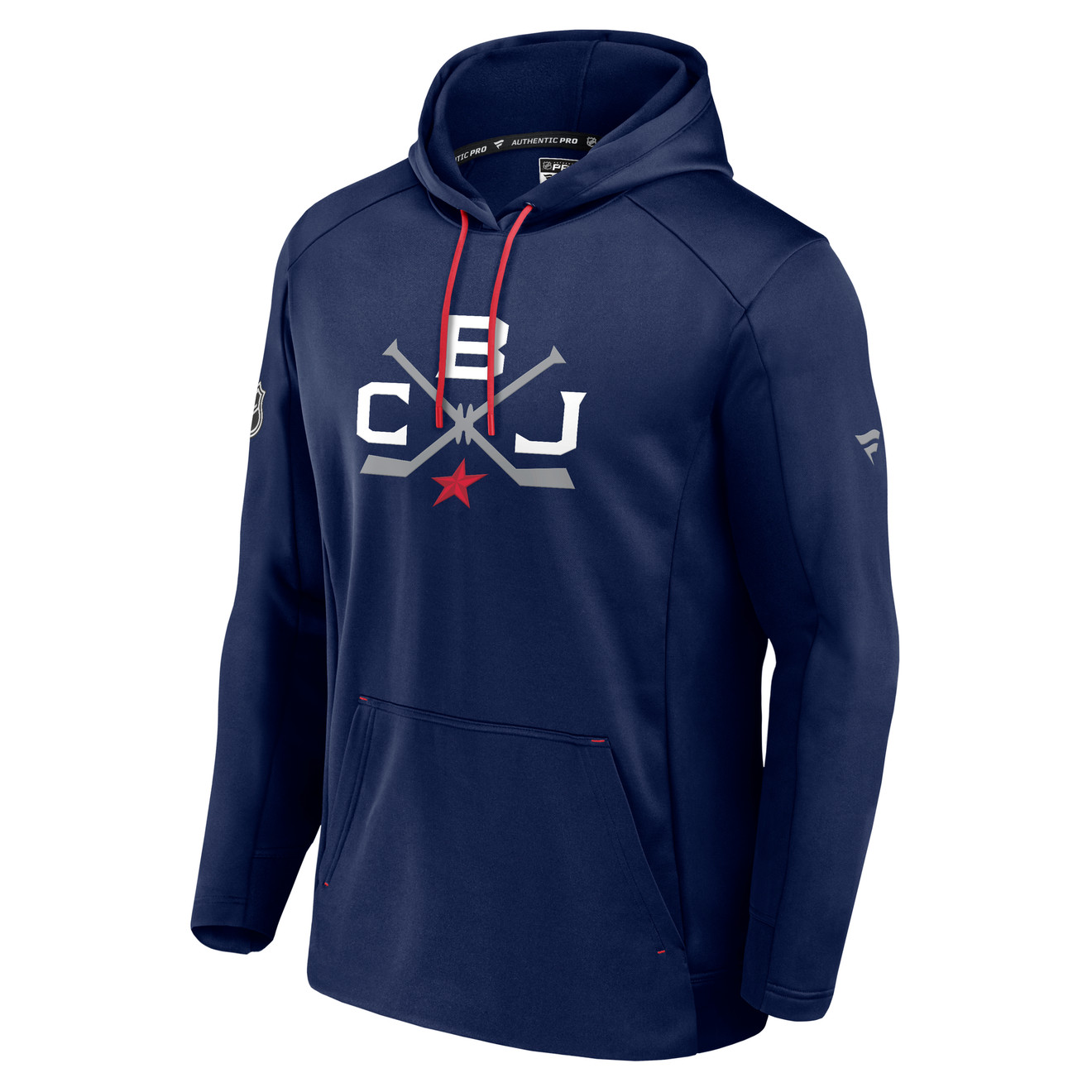 Fanatics Stadium Series Fleece Cross Sticks Poly Hood - Columbus