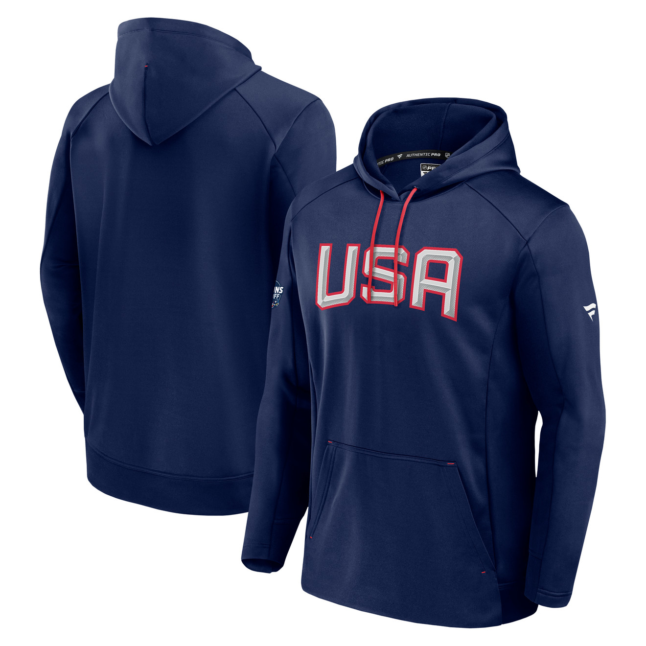 Fanatics 4 Nations USA Poly Fleece Hood - Columbus