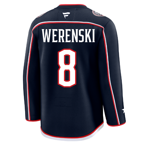 Fanatics Home Werenski (8) Premium Jersey - Columbus Sportservice LLC