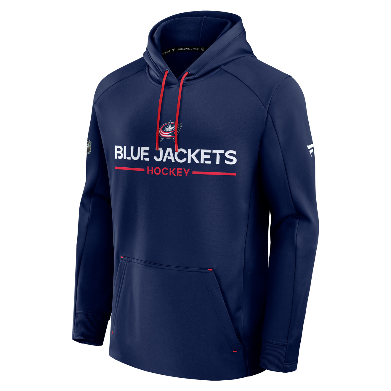 Fanatics 2025 Authentic Pro Rink Poly Fleece Hood - Columbus