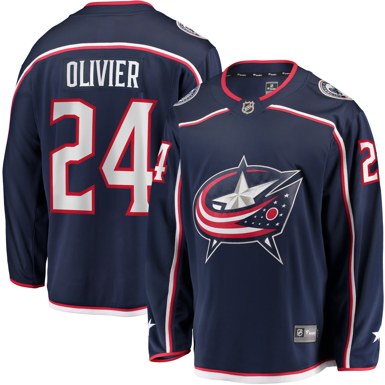 Fanatics Olivier Home Breakaway Jersey - Columbus Sportservice LLC