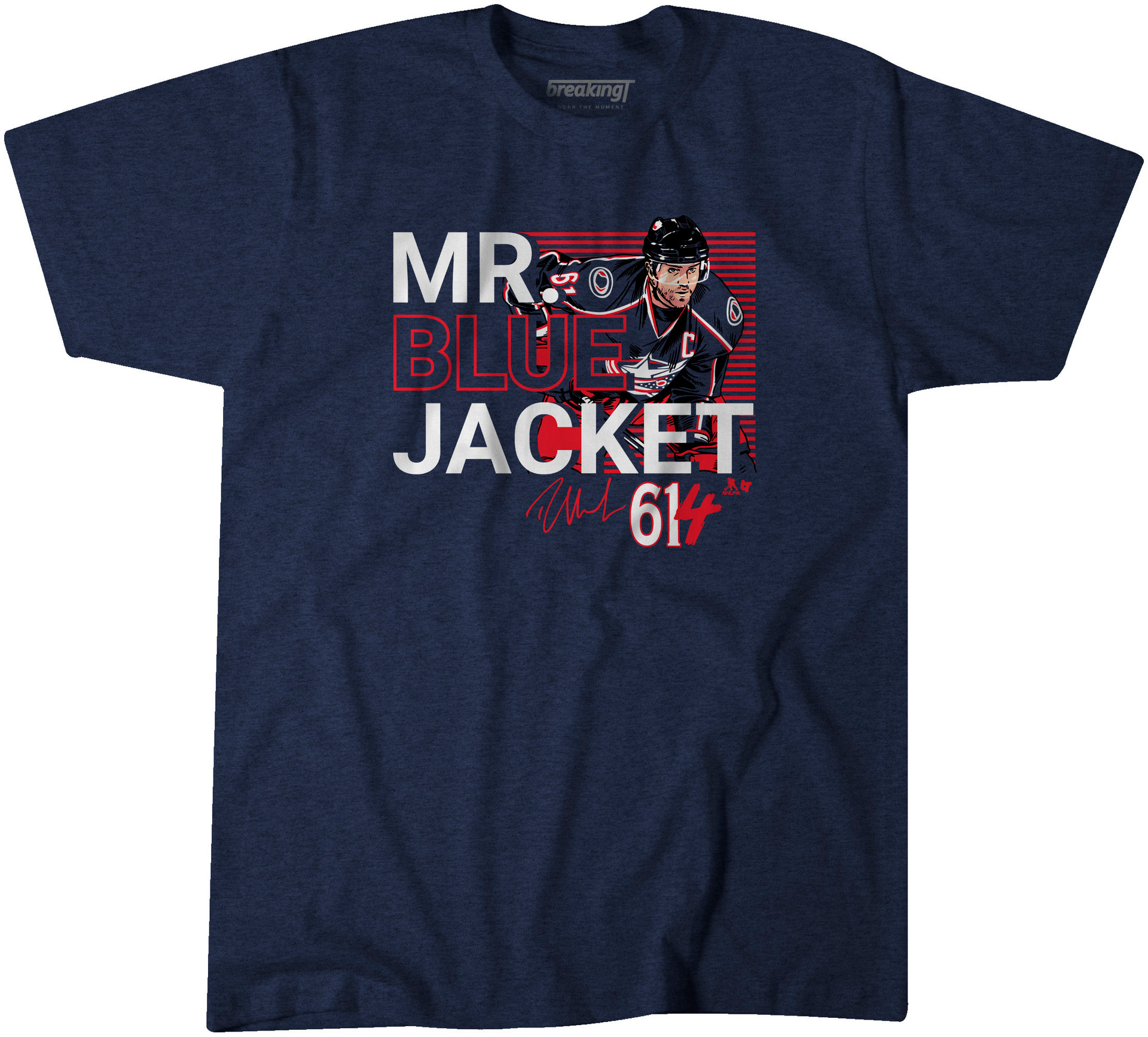 Columbus Blue Jackets Men's Shirts The Blue Line