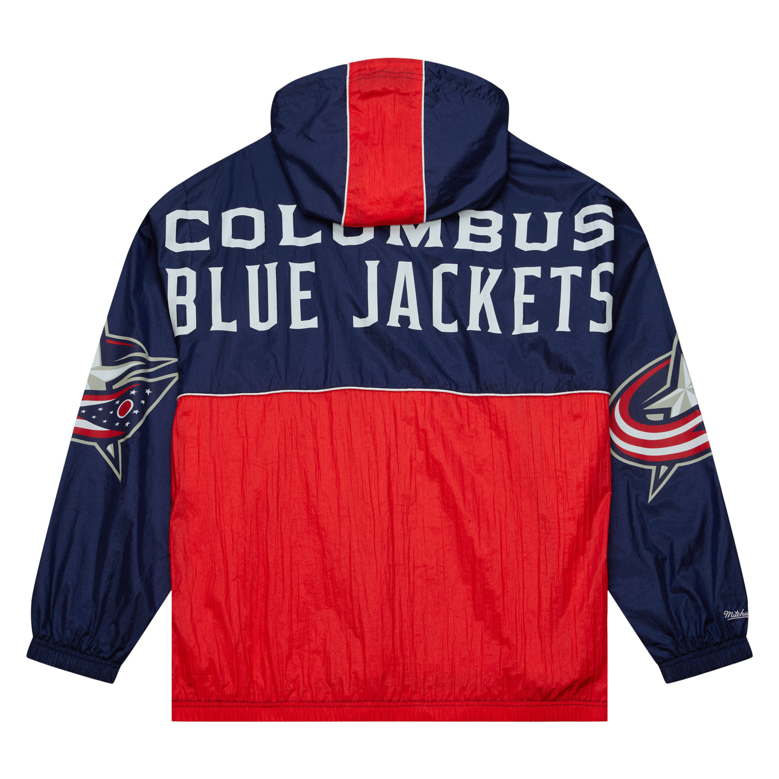 ジャケット・アウター   SHERBROOKE ATLANTIC NAVY Mitchell and Ness Anorack Windbreaker - Columbus