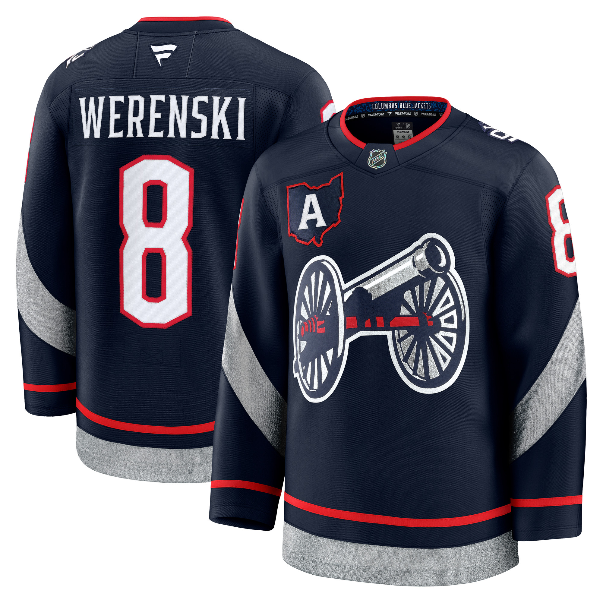 Fanatics Stadium Series Werenski (8) Premium Jersey - Columbus