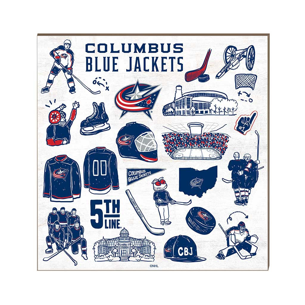 Impression 7x18 Wood Sign - Columbus Sportservice LLC