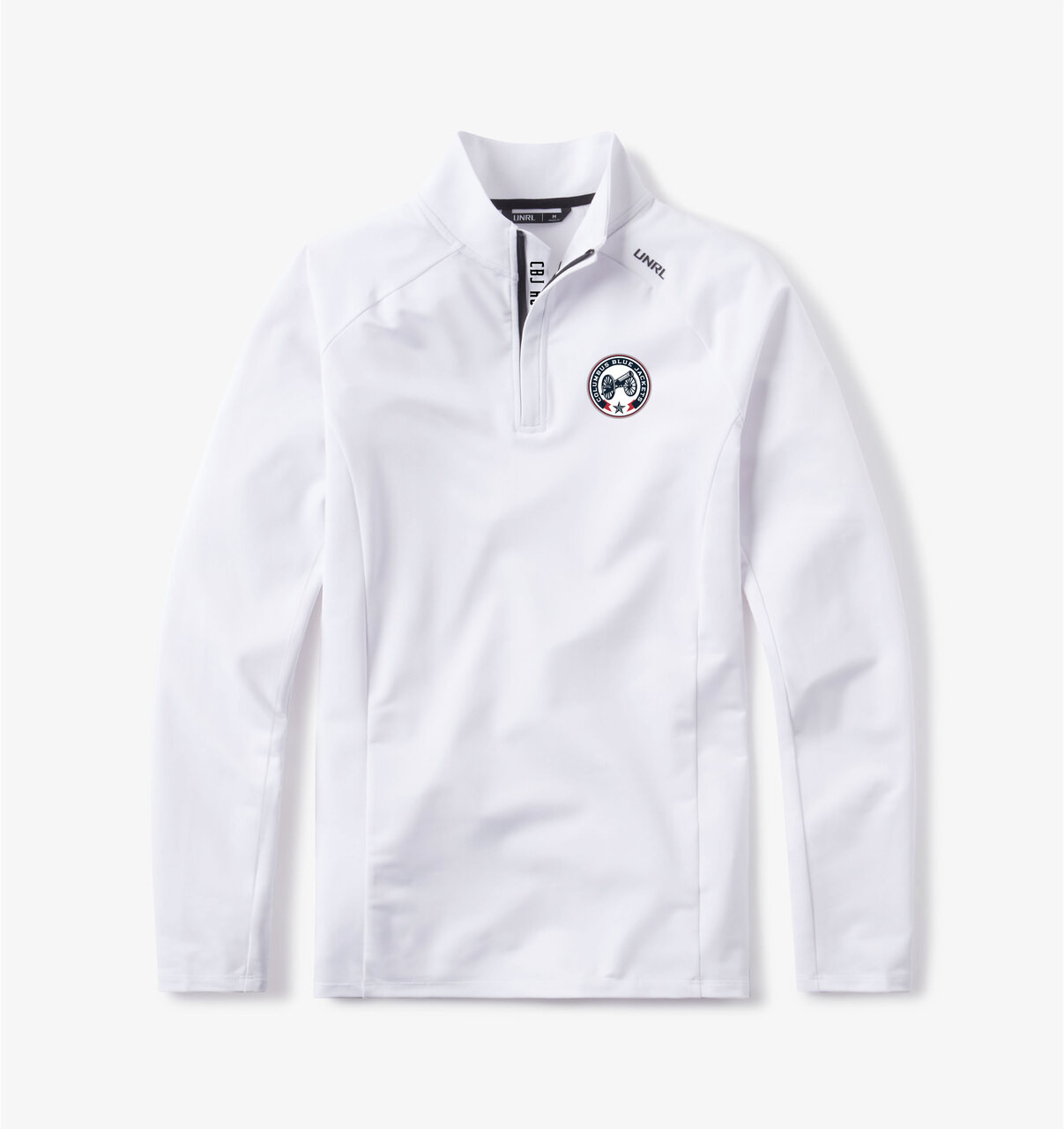 UNRL White Secondary Highlands Quarter Zip - Columbus Sportservice LLC