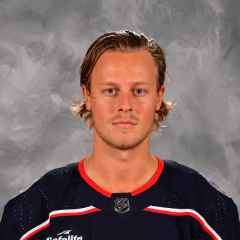 Columbus Blue Jacket Hockey Player Adam Boqvist