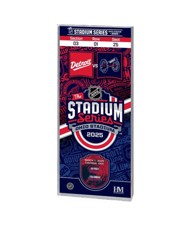 2025 Stadium Series Acrylic Souvenir Ticket Columbus - Main Image