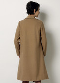 Butterick B6244 (Digital) | Misses'/Women's Draped Collar Coat and Dress