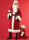 McCall's M5550 | Misses'/Men's Mr. and Mrs. Claus Costumes and Bag