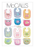 McCall's M6108 (Digital) | Infants' Bibs and Diaper Covers | Front of Envelope