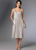 Butterick B6283 (Digital) | Misses' Asymmetrical-Neckline Dress