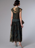 Butterick B6399 (Digital) | Misses' Drop-Waist Dress with Oversized Bow