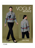 Vogue Patterns V1648 | Misses' Jacket | Front of Envelope