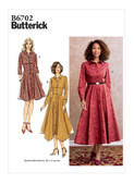 Butterick B6702 (Digital) | Misses' Dress | Front of Envelope