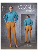 Vogue Patterns V1704 | Misses' Top & Pants | Front of Envelope