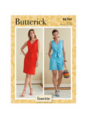 Butterick B6760 | Misses' Dress & Romper | Front of Envelope