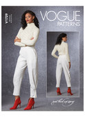 Vogue Patterns V1729 | Misses' Pants | Front of Envelope