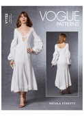 Vogue Patterns V1722 | Misses' Special Occasion Dress | Front of Envelope