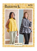 Butterick B6792 (Digital) | Misses' Top | Front of Envelope