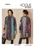 Vogue Patterns V1816 | Misses' Reversible Coat | Front of Envelope