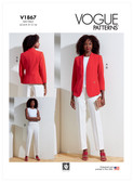 Vogue Patterns V1867 | Misses' Jacket and Pants | Front of Envelope