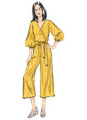 Butterick B6881 | Misses' Jumpsuit, Sash and Belt