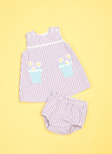 Butterick B6905 (Digital) | Baby Overalls, Dress and Panties