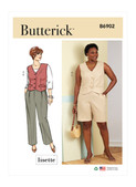 Butterick B6902 | Women's Vest, Pants and Shorts | Front of Envelope