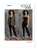 Vogue Patterns V1913 | Misses' Blazer and Jumpsuit | Front of Envelope