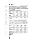 Vogue Patterns V1901 | Misses' Tops, Shorts and Pants | Back of Envelope