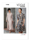 Vogue Patterns V1908 | Misses' Dress | Front of Envelope