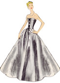 Vogue Patterns V1931 | Misses' Vintage Dress and Overbodice with Pannier