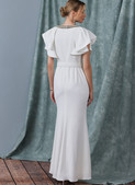 Vogue Patterns V1919 | Misses' Full Length Dress with Belt by Badgley Mischka