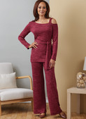 Butterick B6913 | Misses' Knit Dress, Top, Skirt and Pants