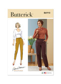 Butterick B6910 | Misses' Contour Band Pants by Palmer/Pletsch | Front of Envelope