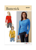 Butterick B6909 (Digital) | Misses' Knit Top | Front of Envelope