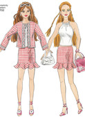 Simplicity S4702 | for 11-1/2" Doll Clothes
