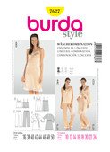 Burda Style BUR7627 | Lingerie Coordinates | Front of Envelope