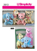 Simplicity S2613 | Crafts: Stuffed Animals | Front of Envelope