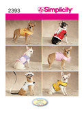 Simplicity S2393 | Dog Clothes | Front of Envelope
