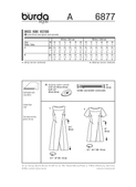 Burda Style BUR6877 | Dresses | Back of Envelope