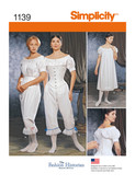 Simplicity S1139 | Misses' Civil War Undergarments | Front of Envelope