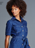 Simplicity S8014 | Misses' Shirt Dress