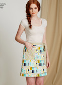 Simplicity S8133 | Misses' Learn to Sew Wrap Skirts