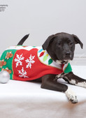 Simplicity S8277 | Fleece Dog Coats and Hats in Three Sizes