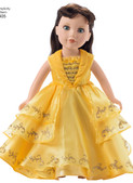 Simplicity S8405 | Disney Beauty and the Beast Costume for Child and 18" Doll