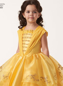 Simplicity S8405 | Disney Beauty and the Beast Costume for Child and 18" Doll