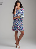 Simplicity S8548 | Misses' Knit Dress