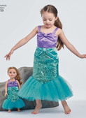 Simplicity S8725 | Child's & 18-Inch Doll Costumes